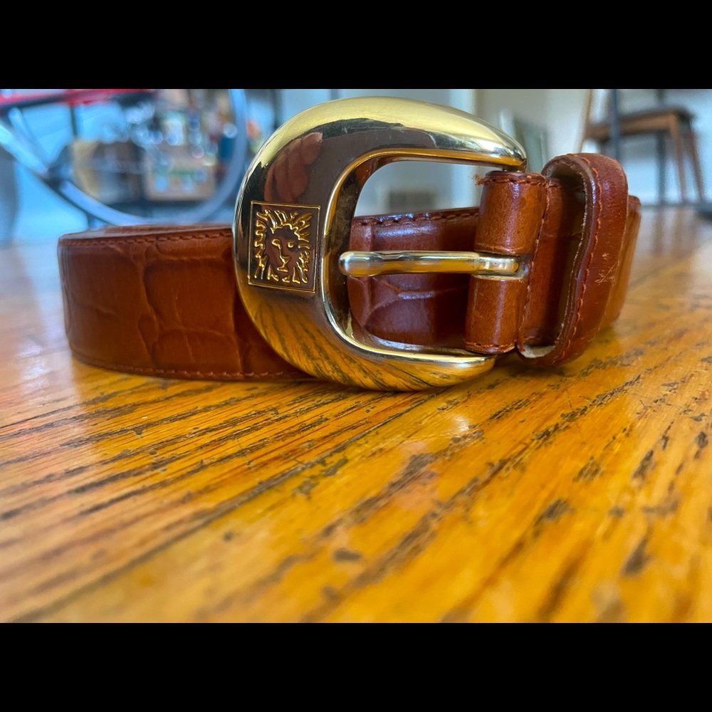 Leather belt